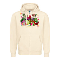 Sandshell mexican gnomes with coffee cups Zipper Hoodie - CTS Tumbler Store