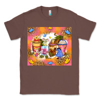 Chestnut cartoon characters coffee cups Classic Tee - Zillion Design Studio