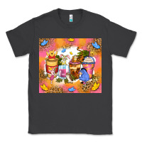 Smoke cartoon characters coffee cups Classic Tee - Zillion Design Studio