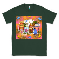 Sports Green cartoon characters coffee cups Classic Tee - Zillion Design Studio