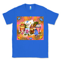 True Royal cartoon characters coffee cups Classic Tee - Zillion Design Studio
