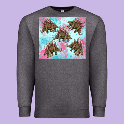 Dinosaur Stegosaurus Premium Sweatshirt Designed By Artiststas