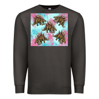 Smoke dinosaur stegosaurus Premium Sweatshirt - Artiststas