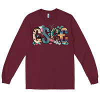 Burgundy cscc cutaneous squamous cell cancer Long Sleeve Tee - Zillion Design Studio