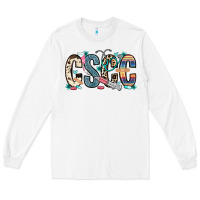 White cscc cutaneous squamous cell cancer Long Sleeve Tee - Zillion Design Studio