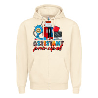Sandshell assistant principal Zipper Hoodie - Zillion Design Studio