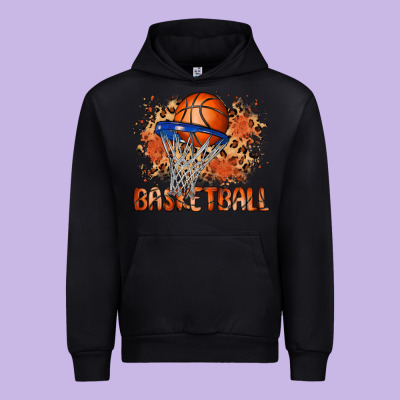 Custom Name Basketball Urban Hoodie Designed By Maliassmallbusiness