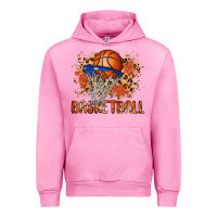 Fuchsia Pink custom name basketball Urban Hoodie - MaliasSmallBusiness