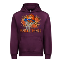 Mauve Wine custom name basketball Urban Hoodie - MaliasSmallBusiness