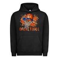 Pigment Black custom name basketball Urban Hoodie - MaliasSmallBusiness