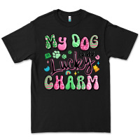 Black my dog is my lucky charm Premium Tee - Artiststas