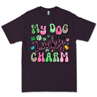 Plum my dog is my lucky charm Premium Tee - Artiststas