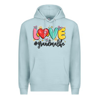 Blue Mist love grandma life Premium Hoodie - MaliasSmallBusiness