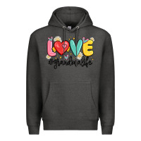 Charcoal Heather love grandma life Premium Hoodie - MaliasSmallBusiness