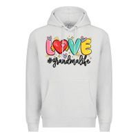 Dove Grey love grandma life Premium Hoodie - MaliasSmallBusiness
