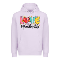 Lilac love grandma life Premium Hoodie - MaliasSmallBusiness