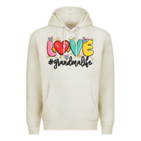 Oatmeal Heather love grandma life Premium Hoodie - MaliasSmallBusiness