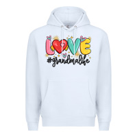 White love grandma life Premium Hoodie - MaliasSmallBusiness