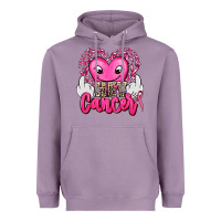 Lavender hey cancer with middle fingers Heavyweight Hoodie - AdoDesignShop