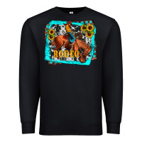 Black western rodeo Premium Sweatshirt - JahusDesignShop