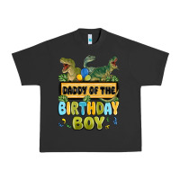 Pigment Black daddy of the birthday boy Urban Heavy Tee - MaliasSmallBusiness