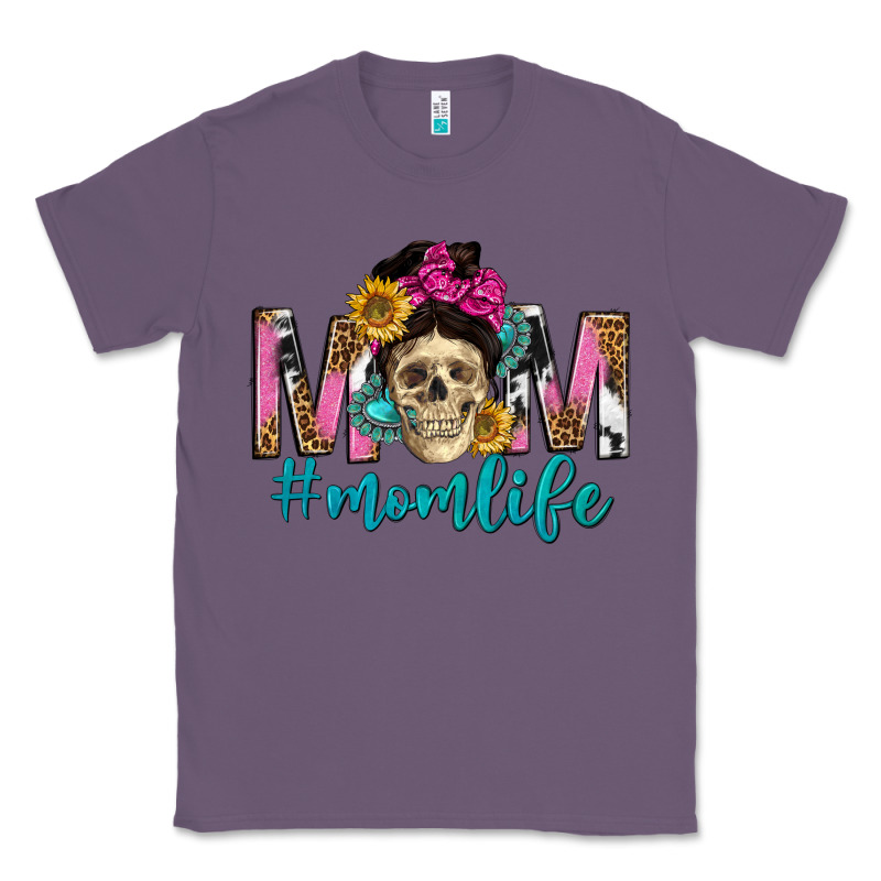 Mom Life With Skull Classic Tee by texasbilliewilder | Teevron