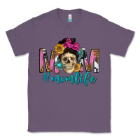 Lavender mom life with skull Classic Tee - texasbilliewilder