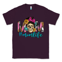 Plum mom life with skull Classic Tee - texasbilliewilder