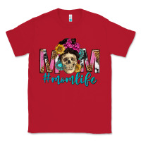 Red mom life with skull Classic Tee - texasbilliewilder