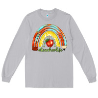 Moon Dust teacher life with rainbow Long Sleeve Tee - texasbilliewilder