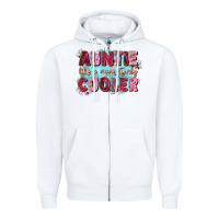 White auntie like mom only cooler Zipper Hoodie - Zillion Design Studio