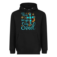 Black then sings my soul cross Heavyweight Hoodie - JahusDesignShop