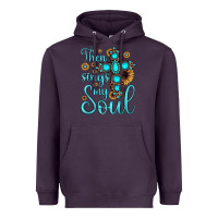 Plum then sings my soul cross Heavyweight Hoodie - JahusDesignShop