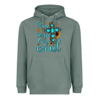 Then Sings My Soul Cross Heavyweight Hoodie | Teevron