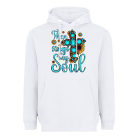 White then sings my soul cross Heavyweight Hoodie - JahusDesignShop