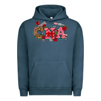 Pigment Midnight Navy valentines day cna Urban Hoodie - NancyCooperArtShop