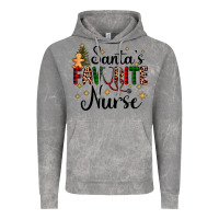 Cloud Rock santa's favorite nurse Vintage Hoodie - AdoDesignShop