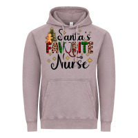Vintage Zinc santa's favorite nurse Vintage Hoodie - AdoDesignShop