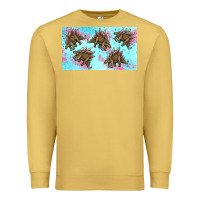 Antique Gold dinosaur stegosaurus sippy cup Premium Sweatshirt - Artiststas