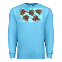 Ocean Blue dinosaur stegosaurus sippy cup Premium Sweatshirt - Artiststas