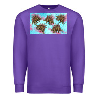 Purple dinosaur stegosaurus sippy cup Premium Sweatshirt - Artiststas