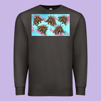 Dinosaur Stegosaurus Sippy Cup Premium Sweatshirt Designed By Artiststas