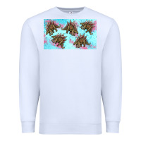 White dinosaur stegosaurus sippy cup Premium Sweatshirt - Artiststas