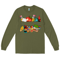 Army Green teacher name frame custom Long Sleeve Tee - texasbilliewilder
