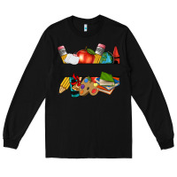 Black teacher name frame custom Long Sleeve Tee - texasbilliewilder