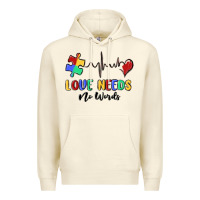 Sandshell love needs no words Premium Hoodie - MaliasSmallBusiness