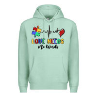 Seafoam love needs no words Premium Hoodie - MaliasSmallBusiness