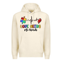 Tofu love needs no words Premium Hoodie - MaliasSmallBusiness