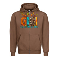 Chestnut this gigi loves her little pumpkins Zipper Hoodie - texasbilliewilder