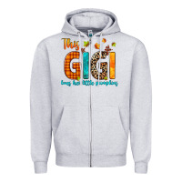 Heather Grey this gigi loves her little pumpkins Zipper Hoodie - texasbilliewilder